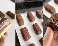 Caramelo, biscoito, chocolate: a barrinha que todo mundo ama numa versão caseira fácil