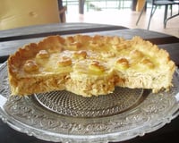 Torta de frango de massa semipodre