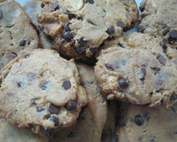 Cookies com pedaços de chocolate