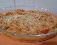 Polenta recheada com frango