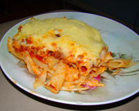 Macarronada tipo lasanha