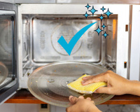 Nada de micro-ondas sujo! Esses são os melhores 4 truques de limpeza para eliminar a gordura impregnada