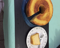 Pudim de fubá cremoso