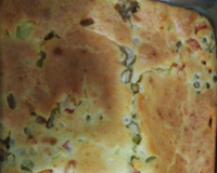 Torta de sardinha de liquidificador da Giselle