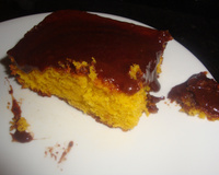 Calda quente de chocolate