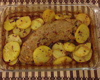 Filé mignon suíno ao curry