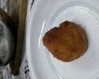Coxinha com massa de batata