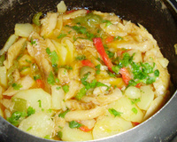 Bacalhau na Panela de Pressão em 5 minutos