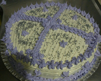 Cobertura para bolo de aniversário