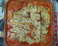 Filé de tilápia com batatas e requeijão ao forno