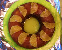 Bolo de fubá com laranja