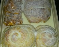 Pão 2 em 1 (rosca doce e pão)