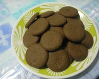 Biscoito amanteigado de chocolate