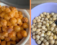 Estou viciada nesse salgadinho de grão-de-bico crocante, nunca mais comi pipoca!