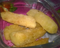 Mandioca frita e sequinha