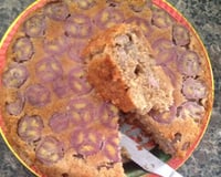 Bolo de banana integral com laranja