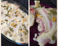 Torta de pão de forma simples