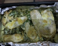 Tilápia com batatas ao forno