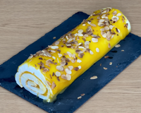 Aprendi essa sobremesa com a minha vizinha portuguesa: torta de claras com doce de ovos leve, fofa e tão deliciosa que desfaz na boca