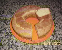 Bolo rápido de banana e canela