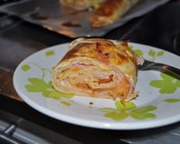 Rocambole de massa de Pastel