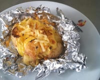 Batata assada com catupiry