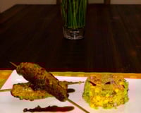 Kafta (carne moída no espeto)