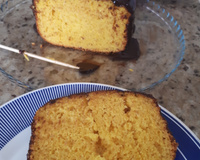 Bolo de cenoura na( máquina de pão)