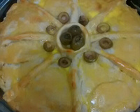 Torta de palmito com requeijão