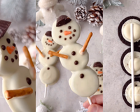 Bonecos de neve de biscoito Oreo é a receita de Natal para encantar adultos e crianças