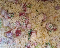 Farofa de linguiça calabresa