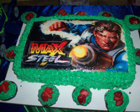 Bolo grande de aniversário