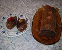 Rocambole de chocolate delícia