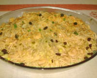 Macarrão ao molho de camarão cremoso