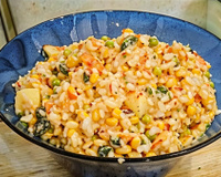 Salada tropical refrescante