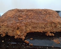 Bolo diet de banana, sem farinha e sem açúcar