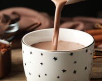 Chocolate quente cremoso e simples