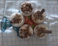 Torta de bis com sorvete