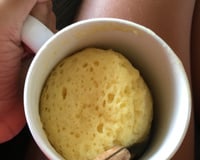 Bolo de caneca sem ovo