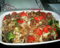 Yakisoba de carne