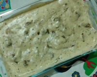 Picadinho de carne ao molho branco caseiro