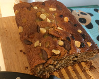 Bolo integral de banana com aveia