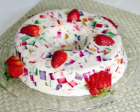 Gelatina colorida da Gi