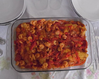 Merluza la sauce aux crevettes