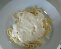 Molho branco para macarrão