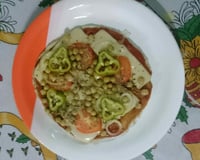 Pizza fit de frigideira