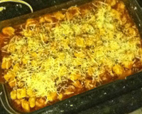 Nhoque de arroz da Lúcia