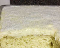 Bolo gelado com creme