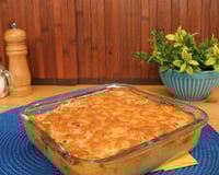 Escondidinho de frango com batata-doce