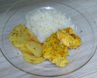 Filé de frango ao molho de mostarda ao forno